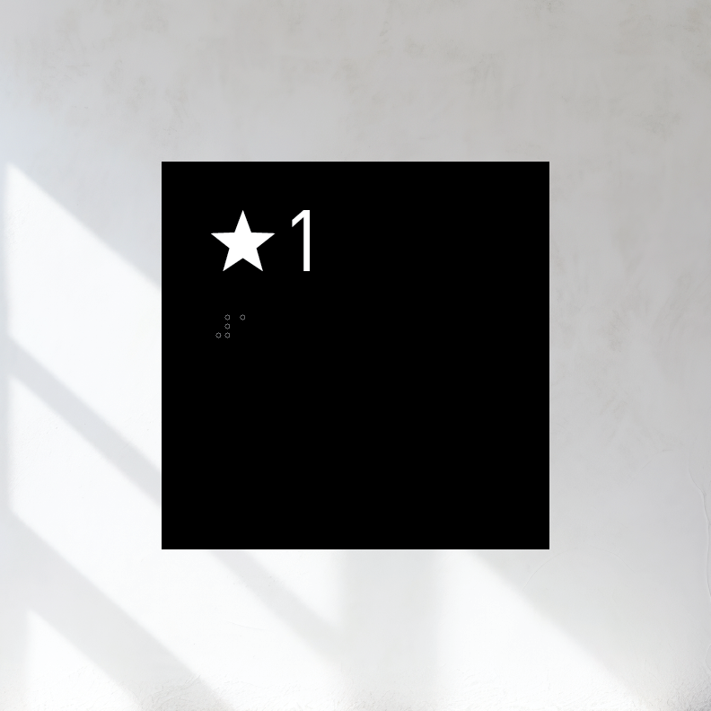 Stair Landing Sign