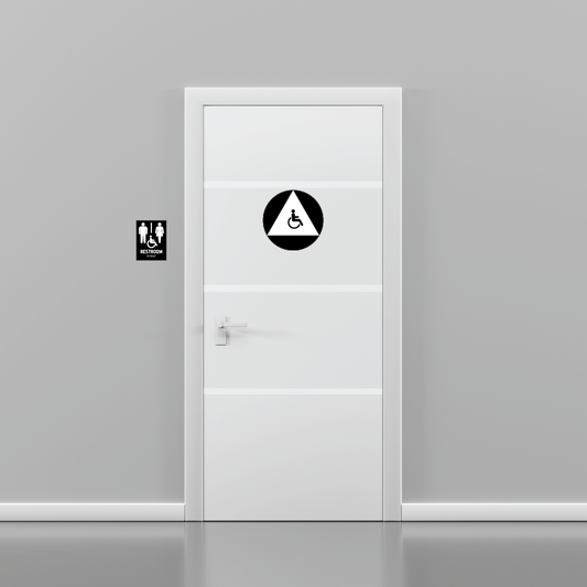 Restroom Door Signs 